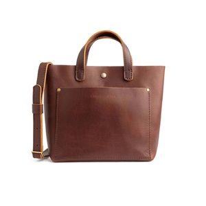 Mini crossbody satchel - Portland Leather